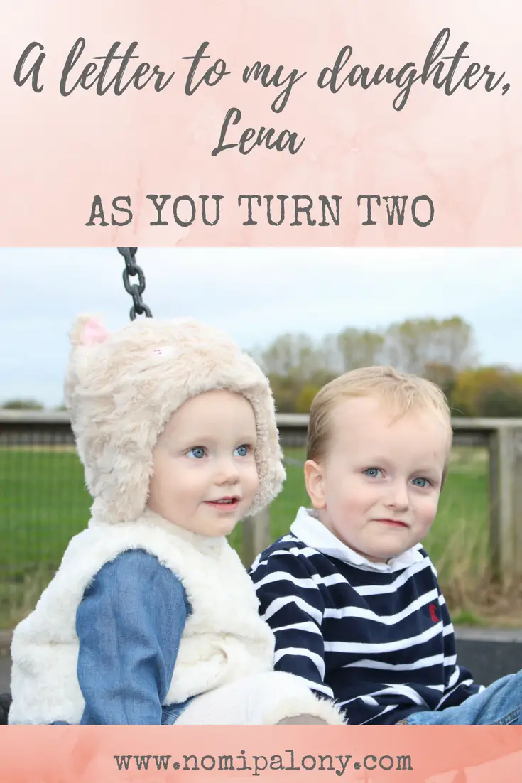 A letter to my baby girl on her second birthday