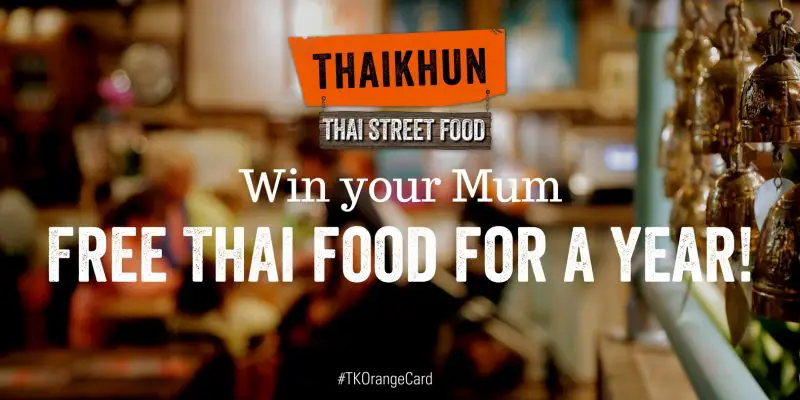 Two fabulous Thaikhun Mother's Day Giveaways