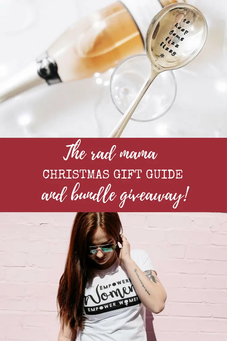 Awesome gift guide for cool mums and mega giveaway. The rad mama Christmas gift guide and giveaway