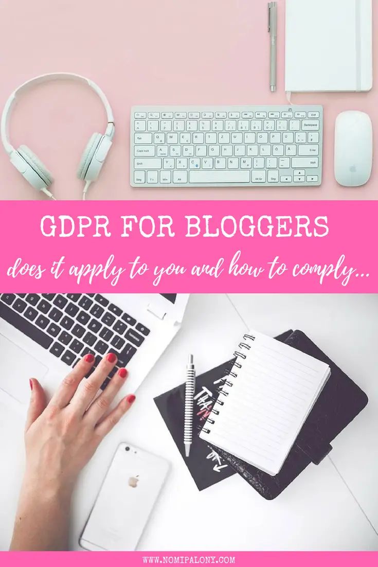 GDPR for bloggers - does it apply to you and how to comply