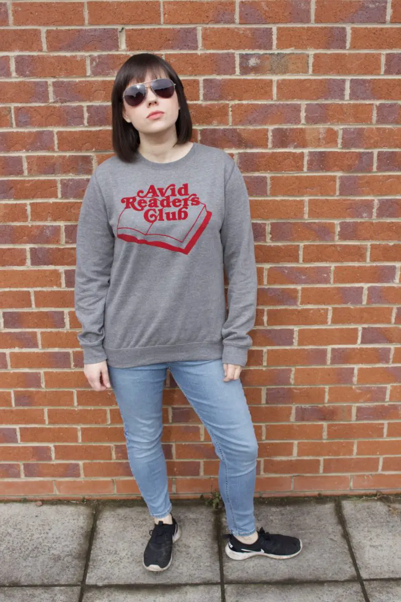 Joanie clothing review - a review of Joanie's Bronte reader club sweatshirt, Lotus brunch club sweatshirt and Zooey floral collar dress. 