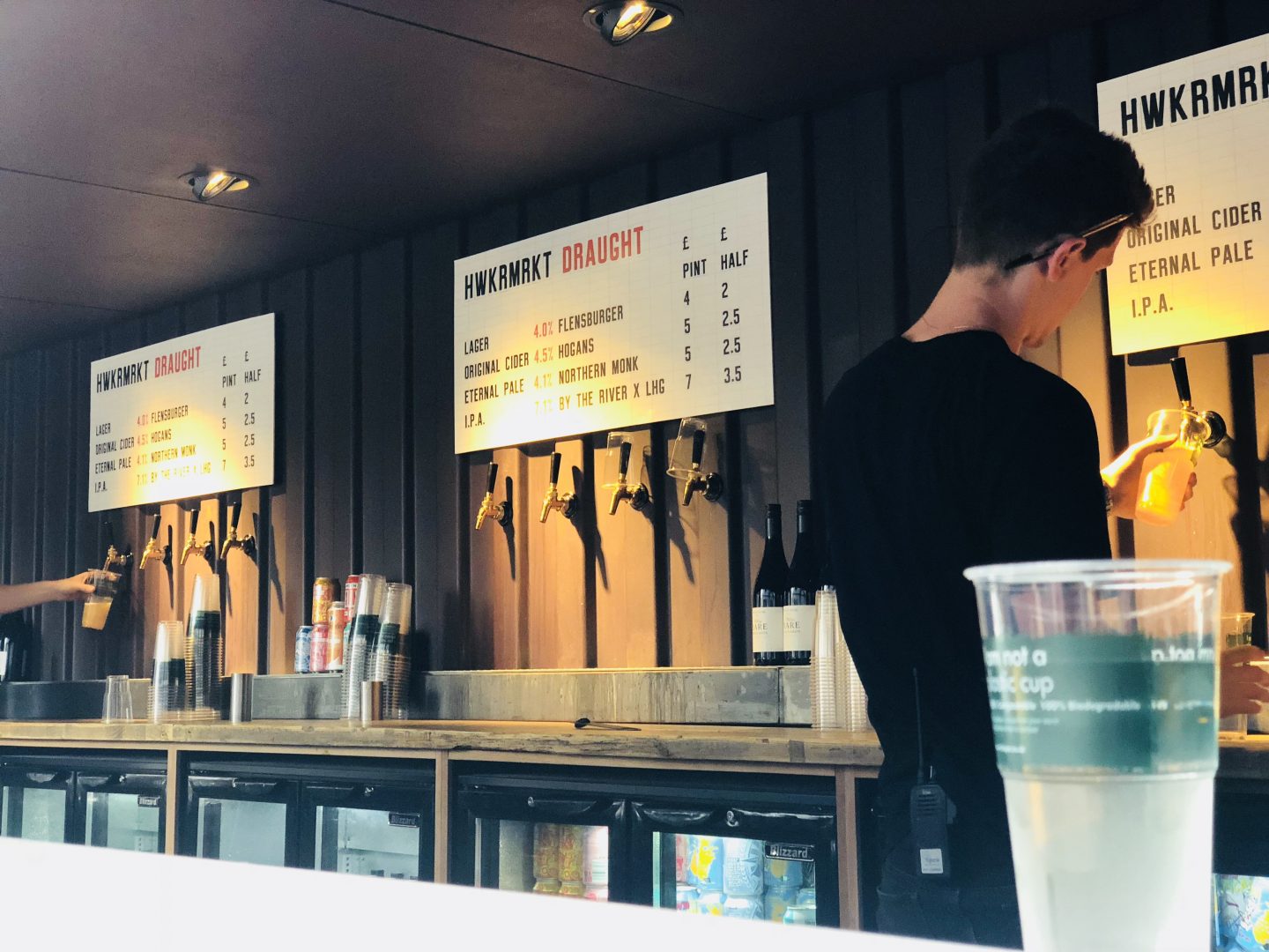 HWKRMRKT at By the River Brew Co Newcastle Gateshead review
