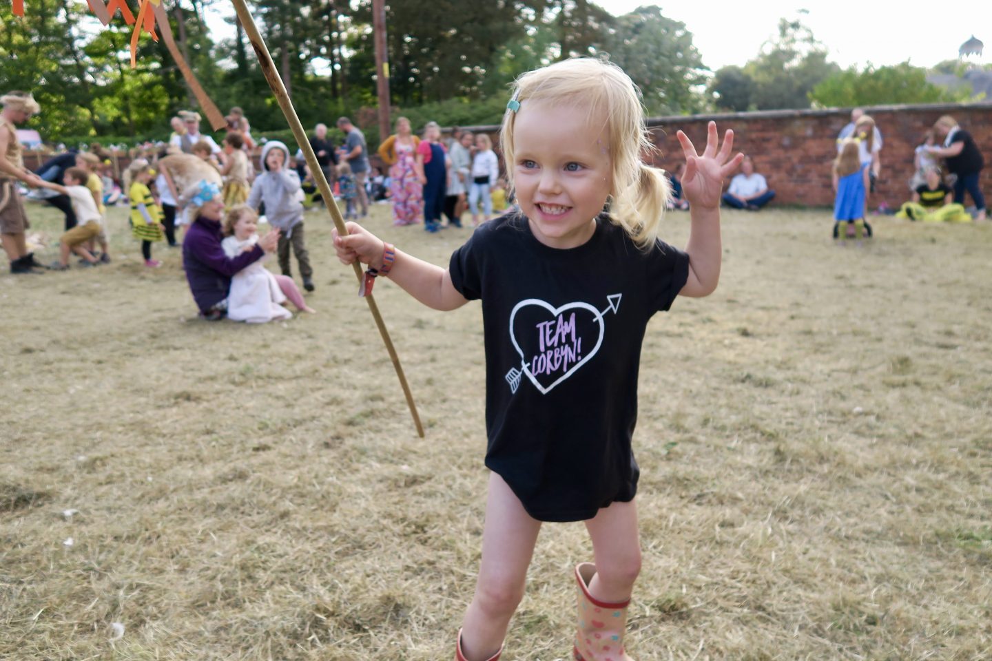 Just So Festival 2018 review and our top tips for Just So Festival - 3 year old being fierce