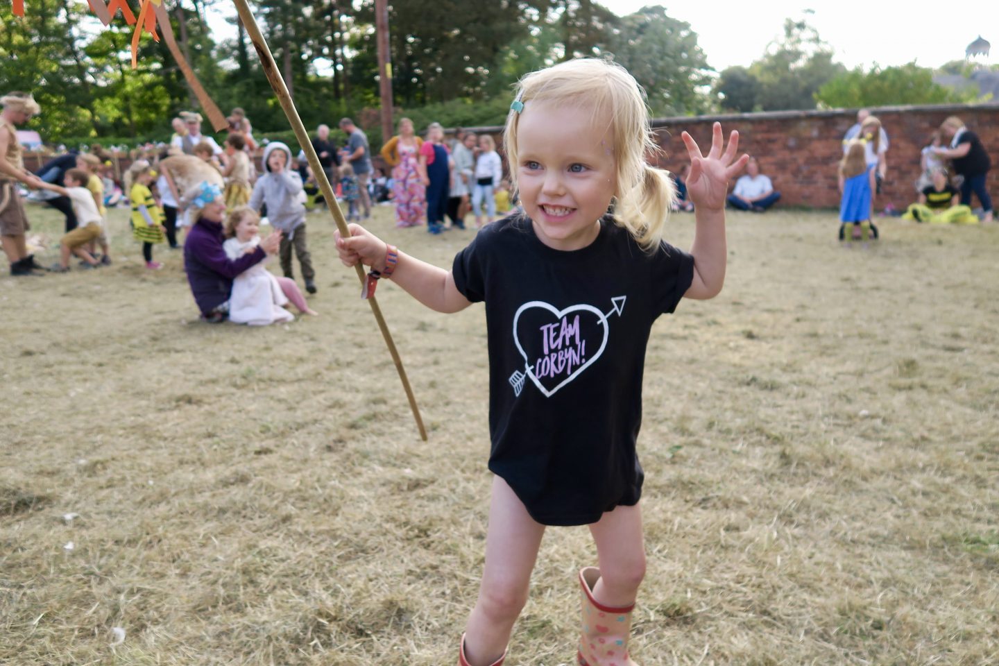 Just So Festival 2018 review and our top tips for Just So Festival - 3 year old being fierce 