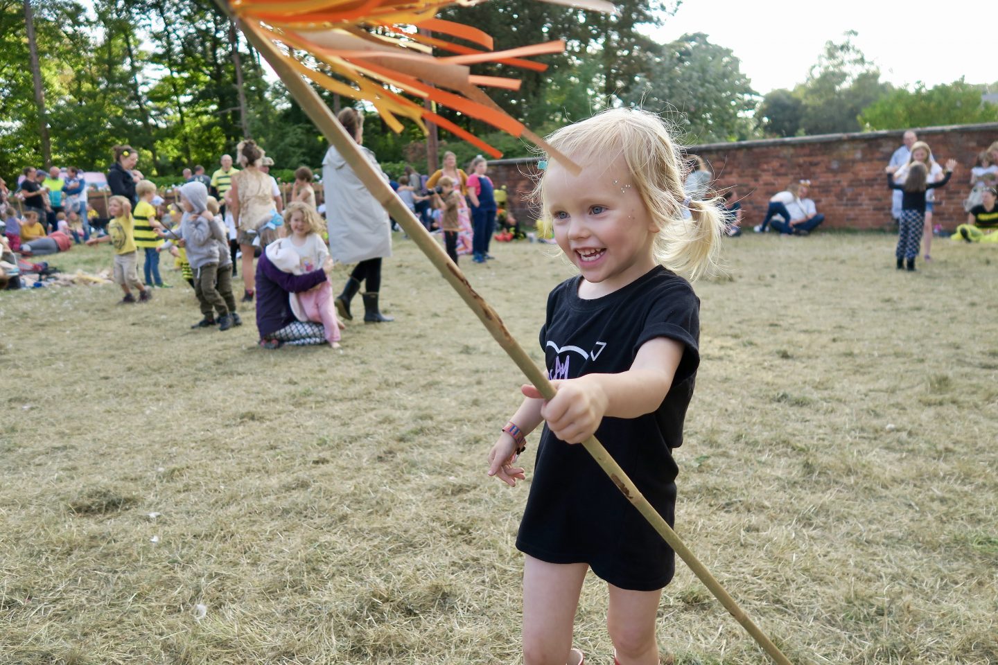 Just So Festival 2018 review and our top tips for Just So Festival - 3 year old happy 