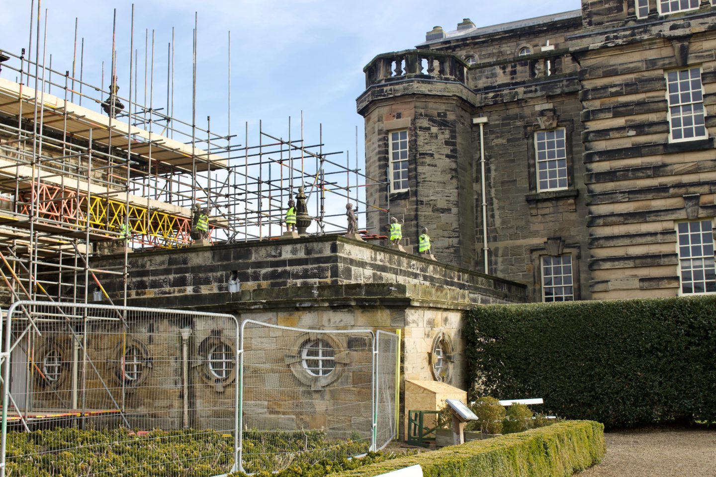 AD: Seaton Delaval Hall is under construction - what to expect...