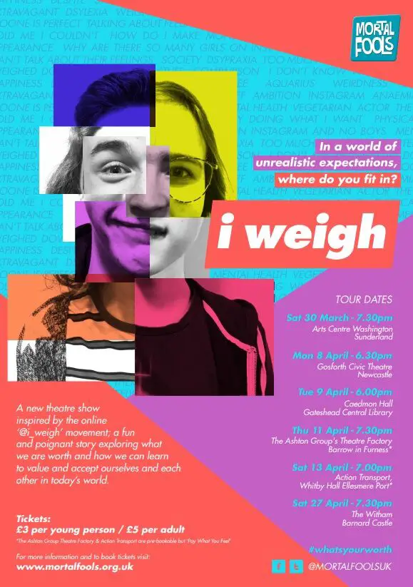 AD: I weigh - the theatre show about self image you have to see